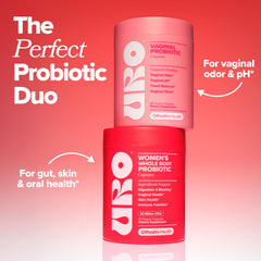 O Positiv URO Women's Probiotic supports vaginal and gut health balance.