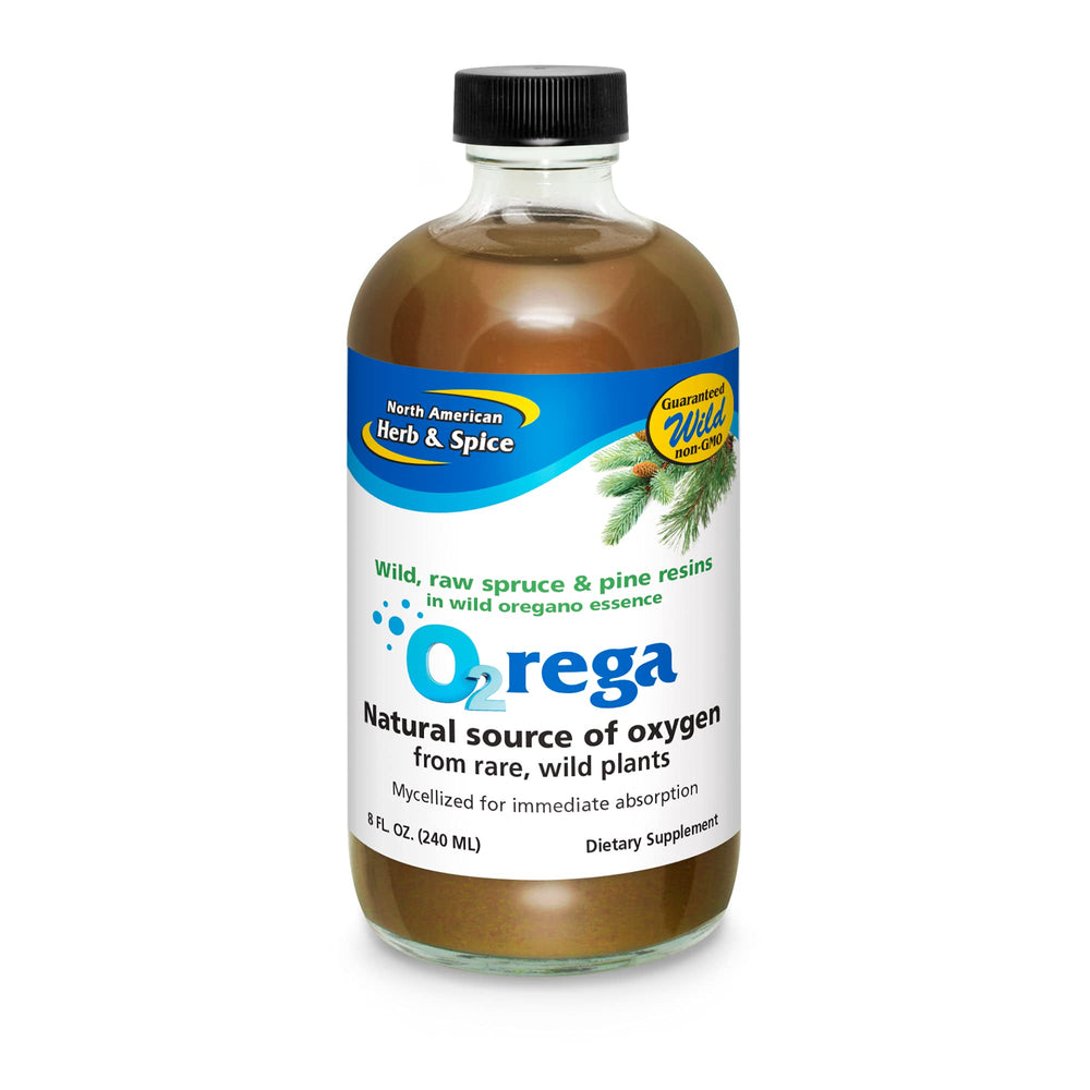 O2rega 8 oz bottle by North American Herb & Spice