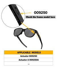 Easy installation of thicker nose pads on Oakley Actuator frame