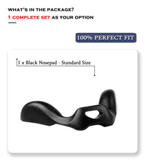 Nosepiece installation view for Oakley Actuator OO9250 OO9250A sunglasses