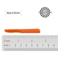 Orange earsocks and nose pads kit for Oakley Fast Jacket OO9097