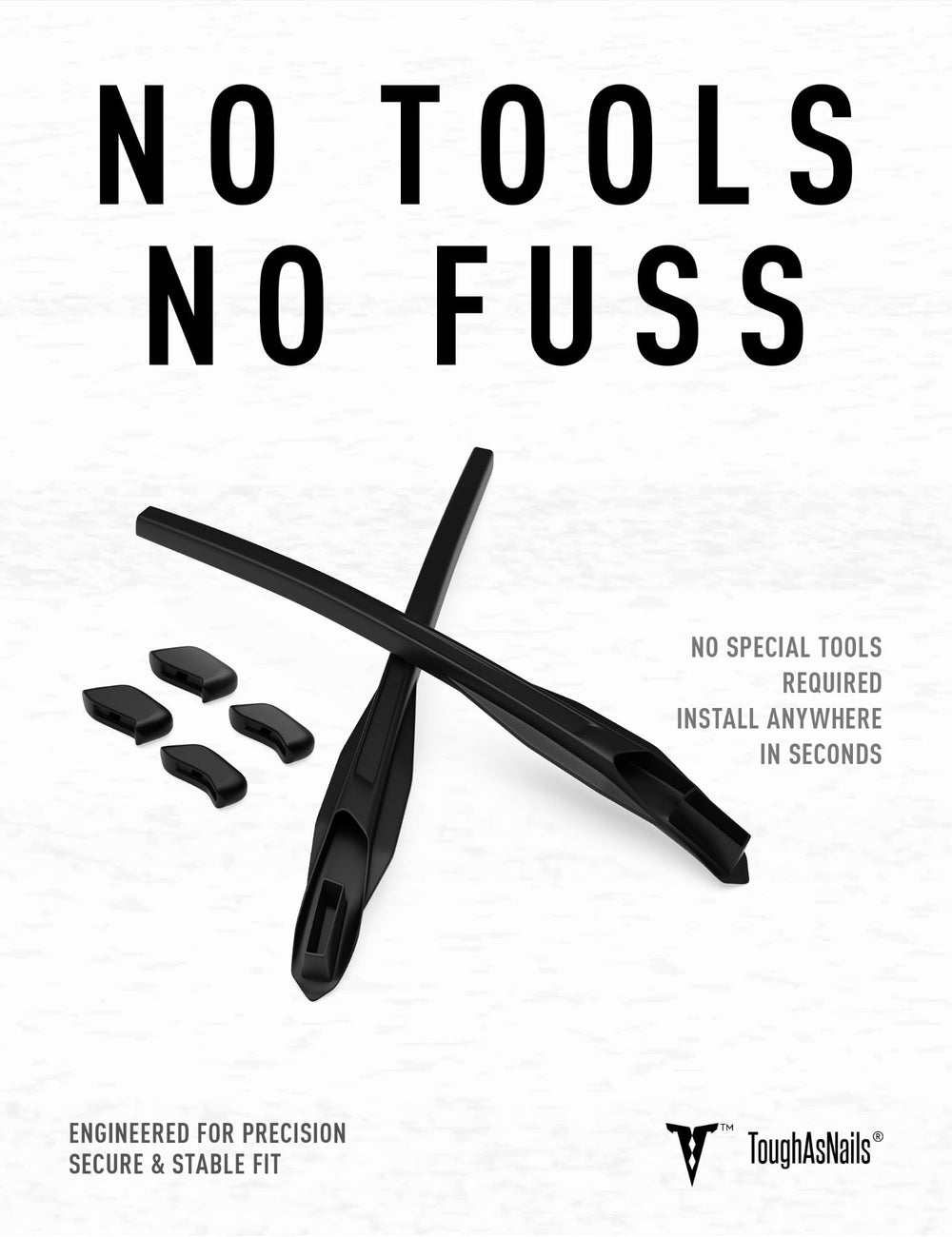 Oakley Flak 2.0 XL rubber kit – back view