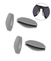 Installation guide showing nose pad replacement for Oakley Frogskins