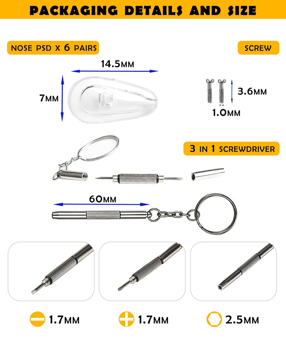 Nose pad compatibility with Fuller OX3227 frame