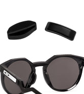Silicone replacement nose pads for Oakley HSTN OO9242 OO9464 OO9279 sunglasses - black, large size