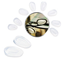 Close-up of non-slip silicone Oakley nose pads