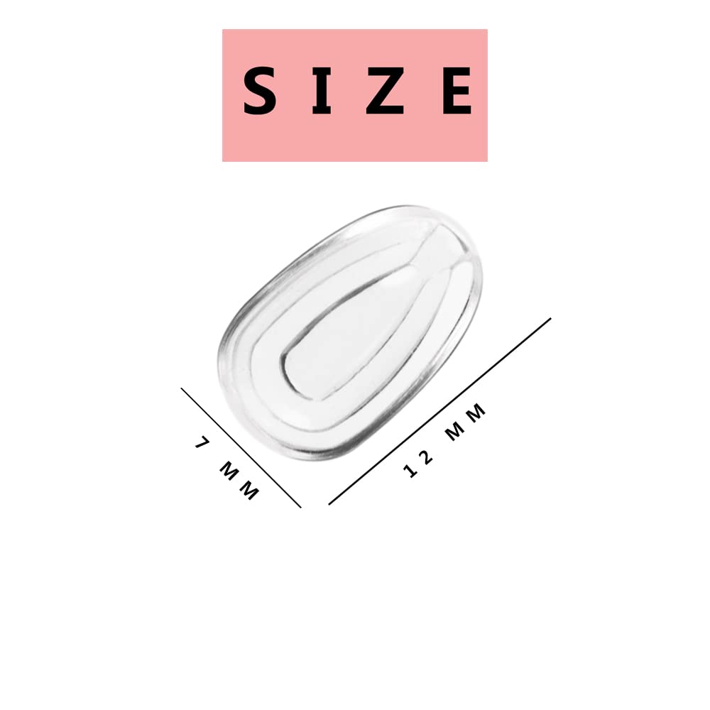 Nose pad dimensions 12mm x 7mm