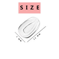 Nose pad dimensions 12mm x 7mm