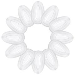 Close-up of clear silicone nose pads for Oakley sunglasses