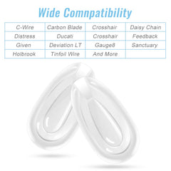 Soft silicone nose pads with air pocket design for comfort