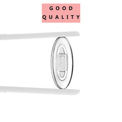 Close-up of 13mm oval silicone nose pad.