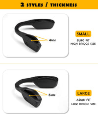 Nose piece close-up for Oakley Paracord OO9506D sunglasses