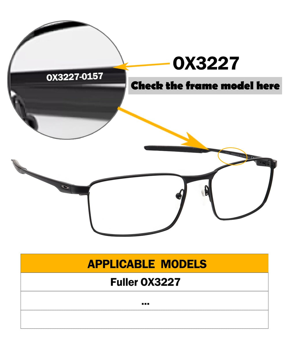 Pack of 2 pairs of silicone ear socks for Oakley Fuller OX3227