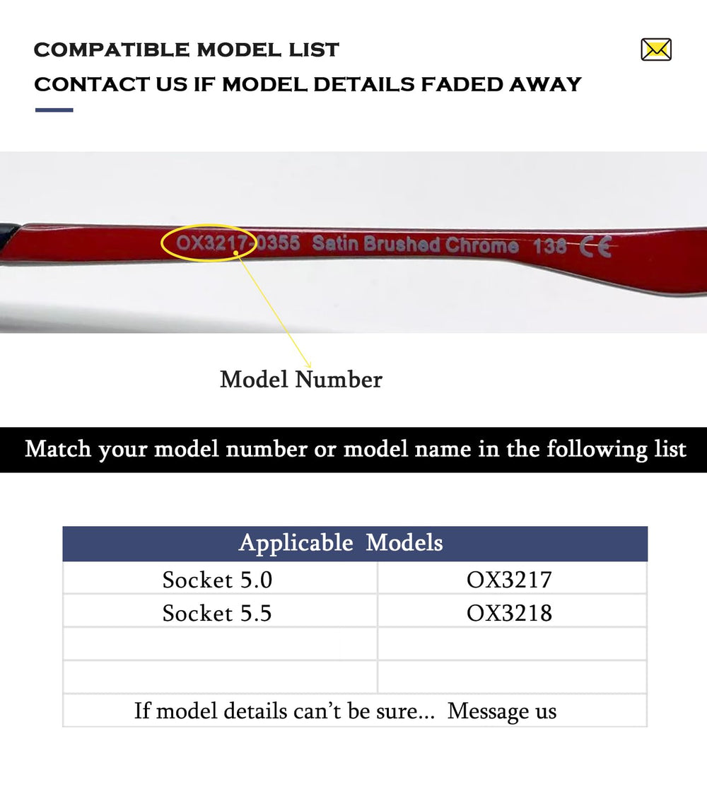 Installed earsocks on Oakley frame for improved grip and comfort