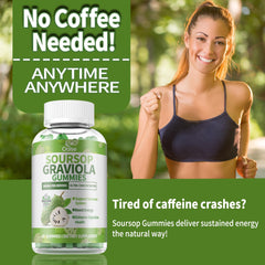 Soursop leaves and fruit illustration representing ingredients