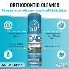 Mint scent OAP Cleaner foam bottle close-up