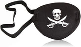 Oarkive pirate eye patch for adults in black with adjustable strap