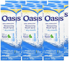 Side view of Oasis Dry Mouth Spray 1 oz bottle