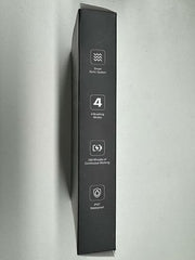 Packaging and included items for the OasiSmile toothbrush