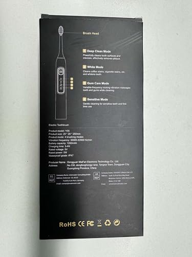 Usage image showing recommended brushing technique for home use