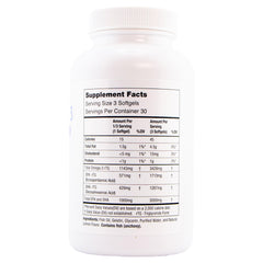 Close-up of Oasis Tears ON3000 Omega softgels highlighting EPA and DHA potency