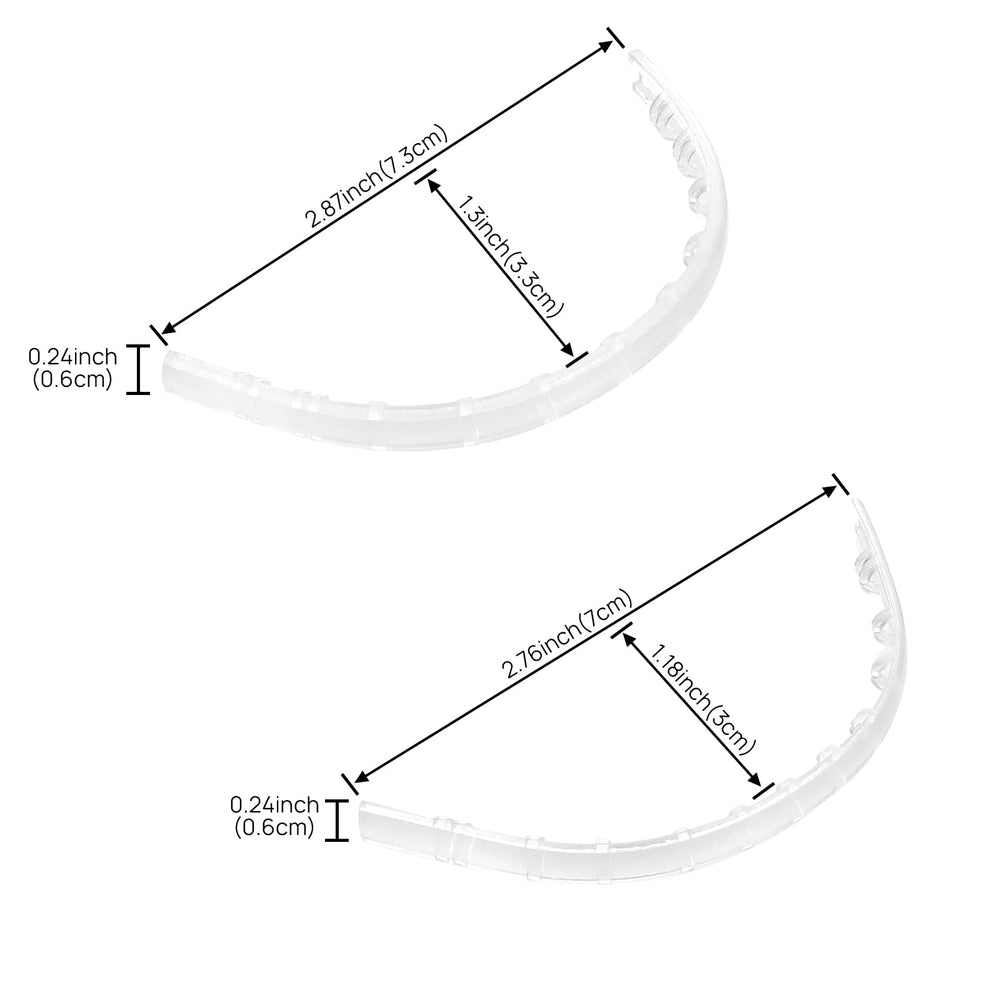 Soft inner double hooks snap over archwire