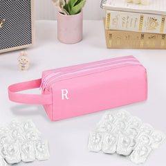 OBUSATT pink daily lens organizer back view