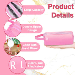 Compact hand mirror included with OBUSATT organizer