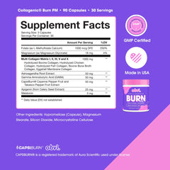 Close-up of multi-type collagen ingredients