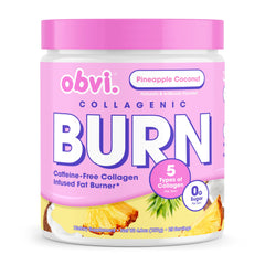 Obvi Collagenic Burn Powder Pineapple Coconut packaging