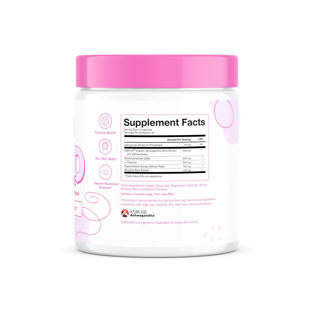 Obvi Goodbye with organic ashwagandha and L-theanine for calm