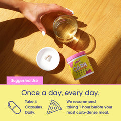 Obvi carb blocker on pantry display ready for daily use