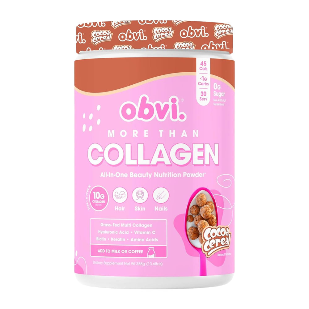 Obvi More Than Collagen Powder with Cocoa Cereal, 30 Servings – hero image