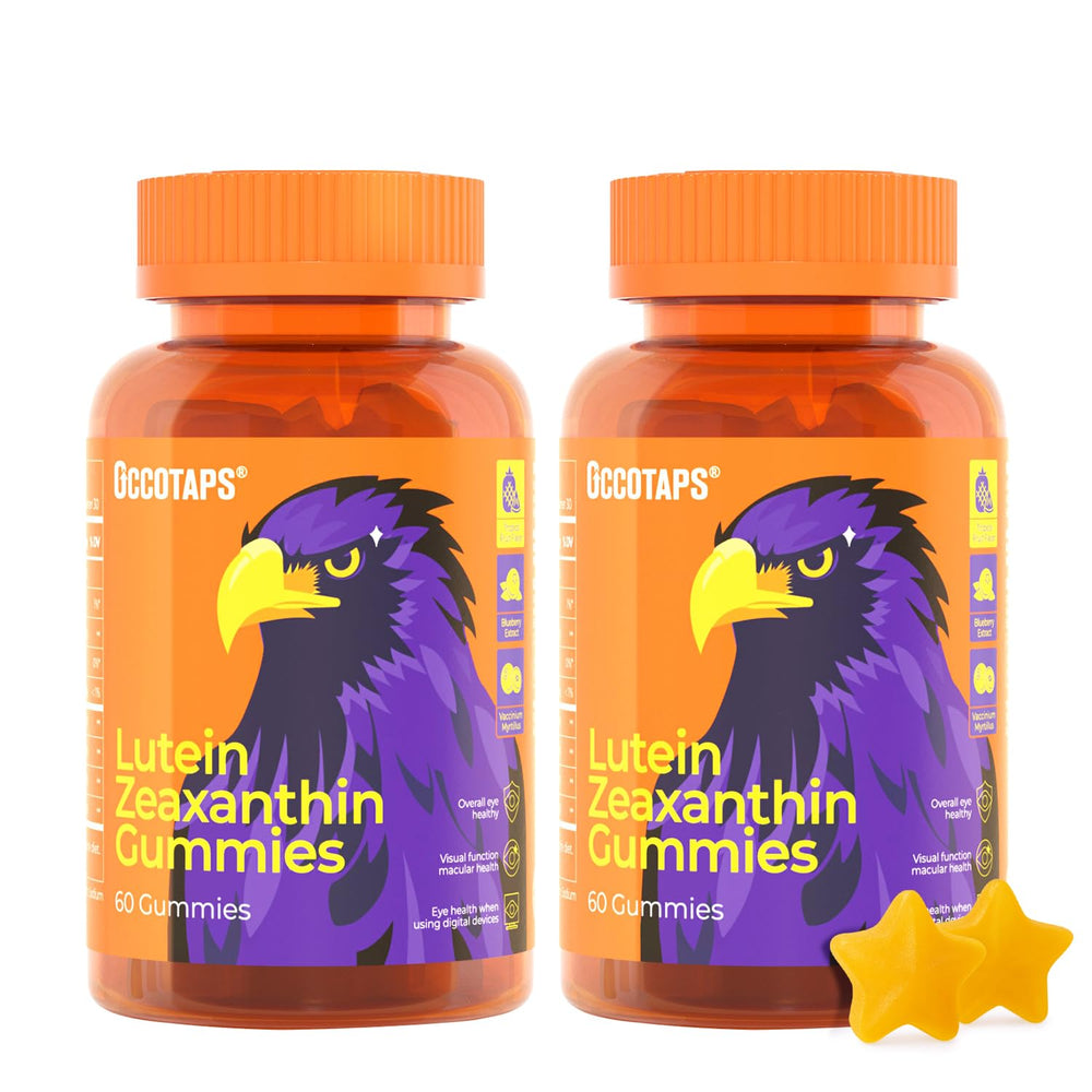 Hero image: Occotaps Lutein & Zeaxanthin Gummies 120-count bottle