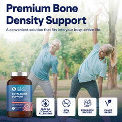 Graphic of Vitamin K2, D3, and boron nutrients