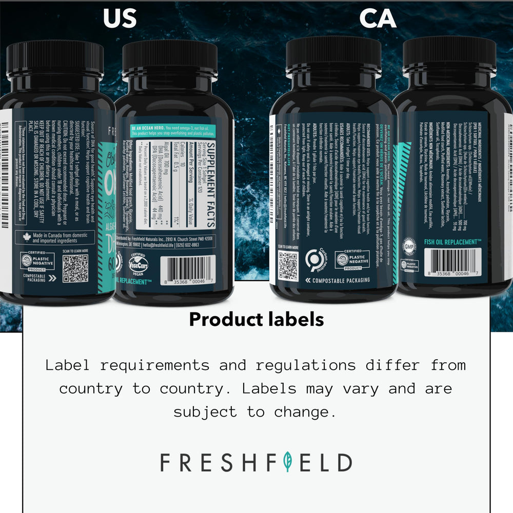 Third-party tested purity and potency label
