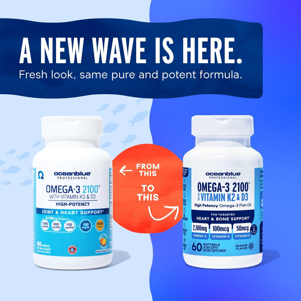 Wild-caught, sustainable sourcing certification for Oceanblue Omega-3
