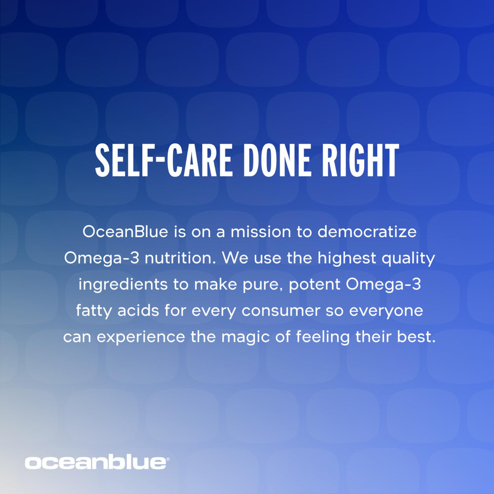 Two-pack Oceanblue Omega-3 60 servings per bottle