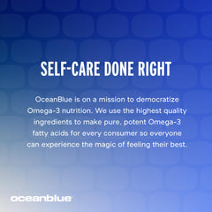 Two-pack Oceanblue Omega-3 60 servings per bottle
