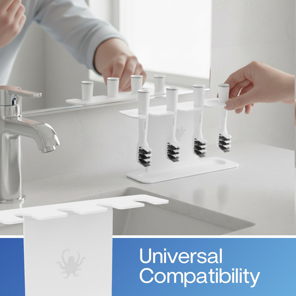 Compatible with Oral B Braun, Oral b iO, Oral b Clic, Waterpik, FairyWill, and Sonicare