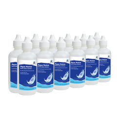 Oculus Curae Aqua Naina saline solution 12x4 oz bottles package