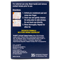 OCuSOFT Lid Scrub Original packaging