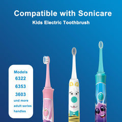 Replacement heads for Philips Sonicare kids models 6322/6353/3603