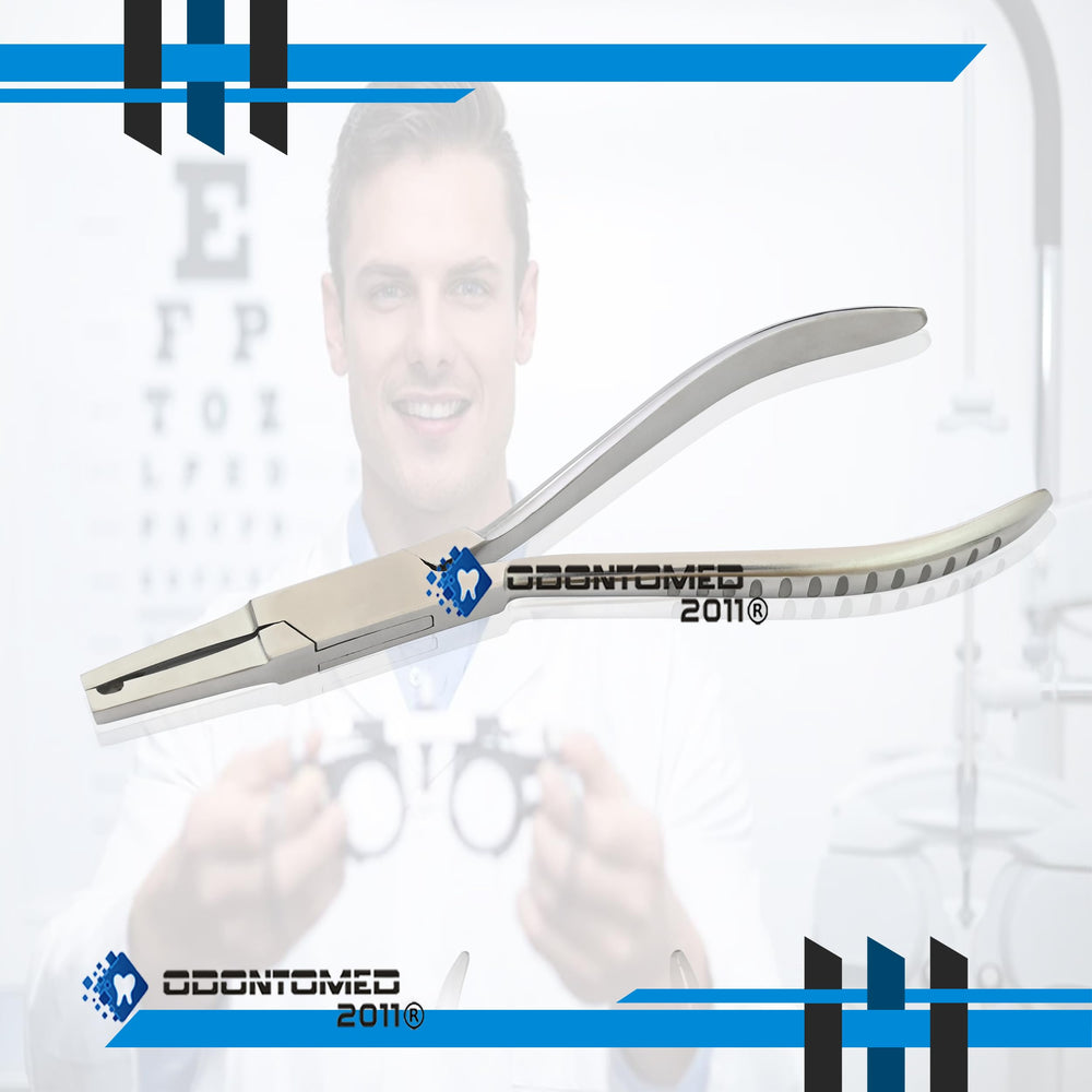 Stainless steel construction of OdontoMed2011 Nose Pad Pliers