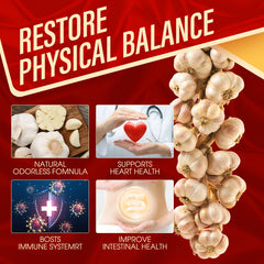 Encapsulation process reducing garlic odor