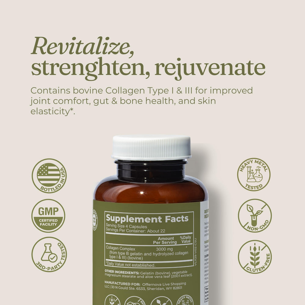 Hair and nails benefiting from collagen capsules