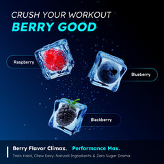 Person using gummies during workout for energy and focus