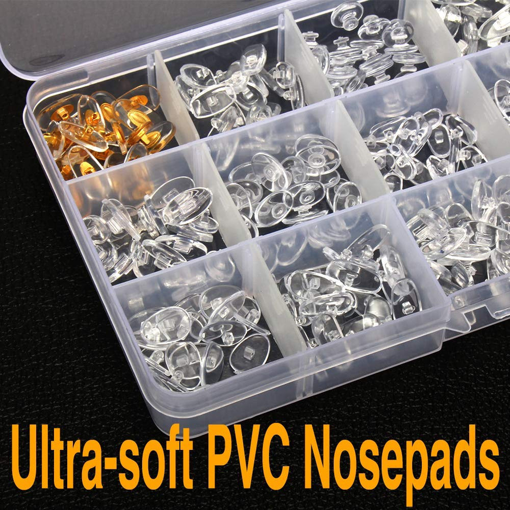 Assorted metal screws and screw caps/nuts