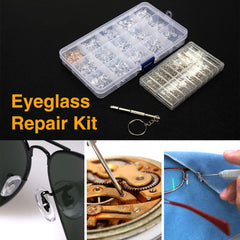 Clear storage case with organized components