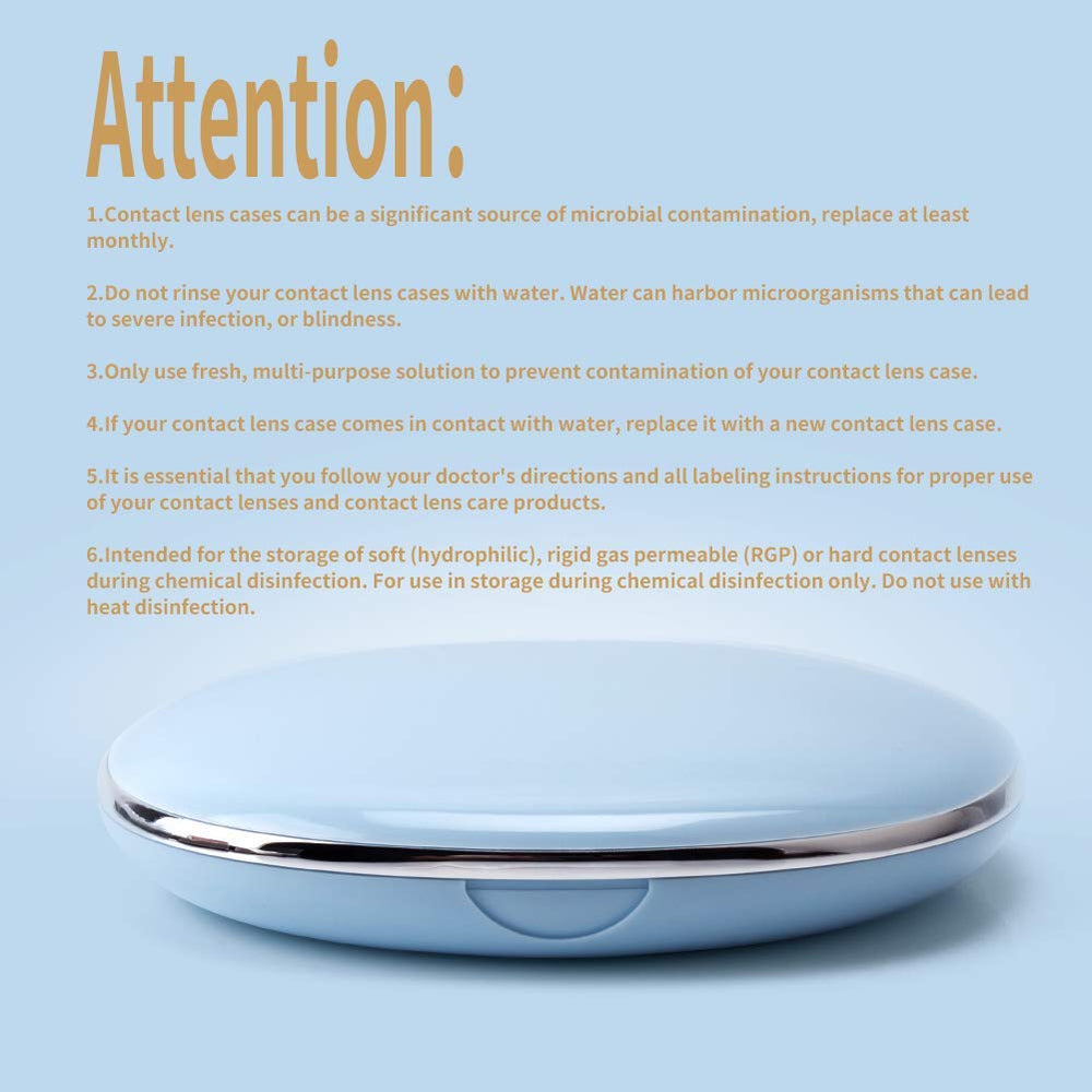 Packaging contents of Ofone contact lens case kit